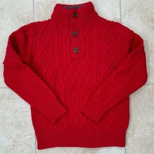 GapKids Boys’ Cable-Knit Sweater
Size: Medium
Color: Red